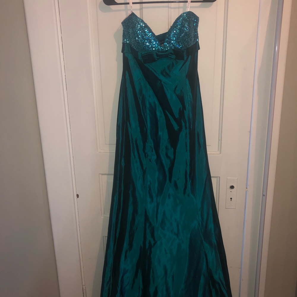 Teal Jovani Prom Dress